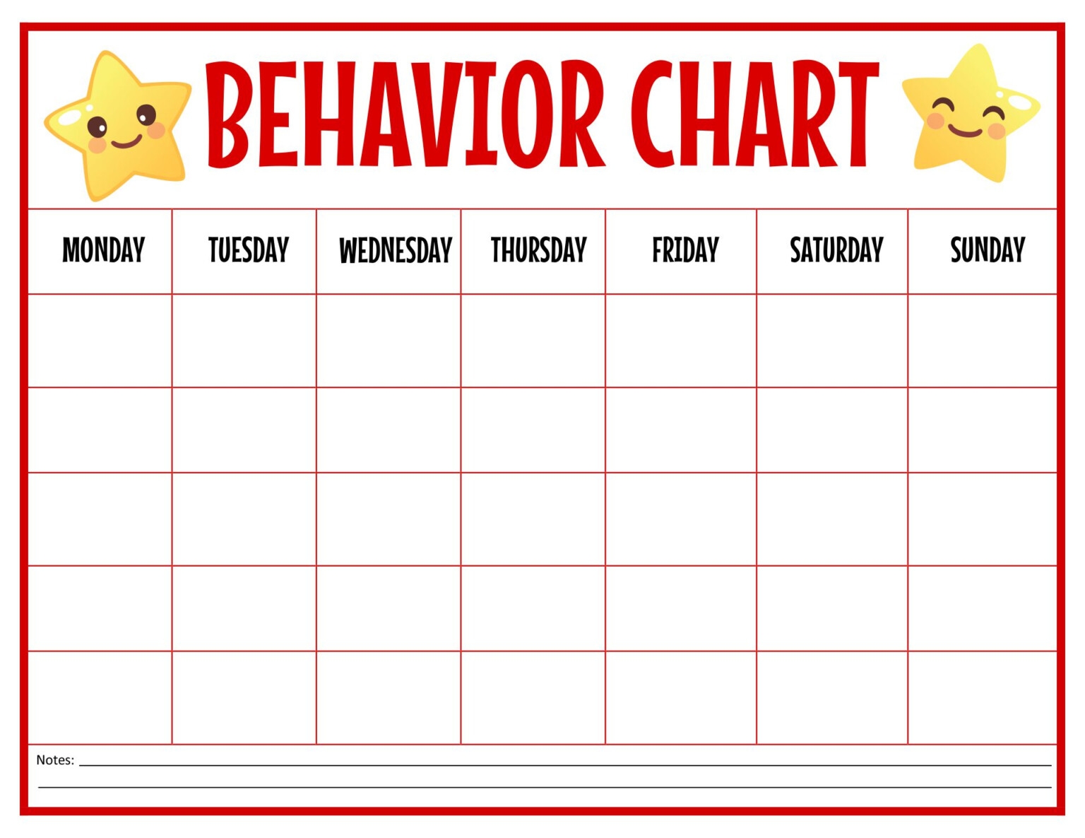 10 Best Printable Sticker Charts Printablee BehaviorChart