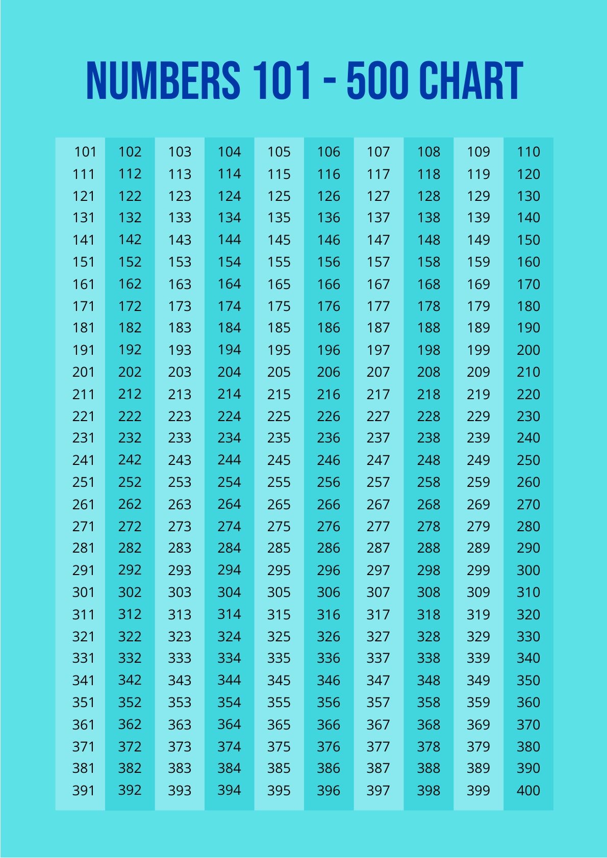 1000 Number Chart Printable Printable Free Templates