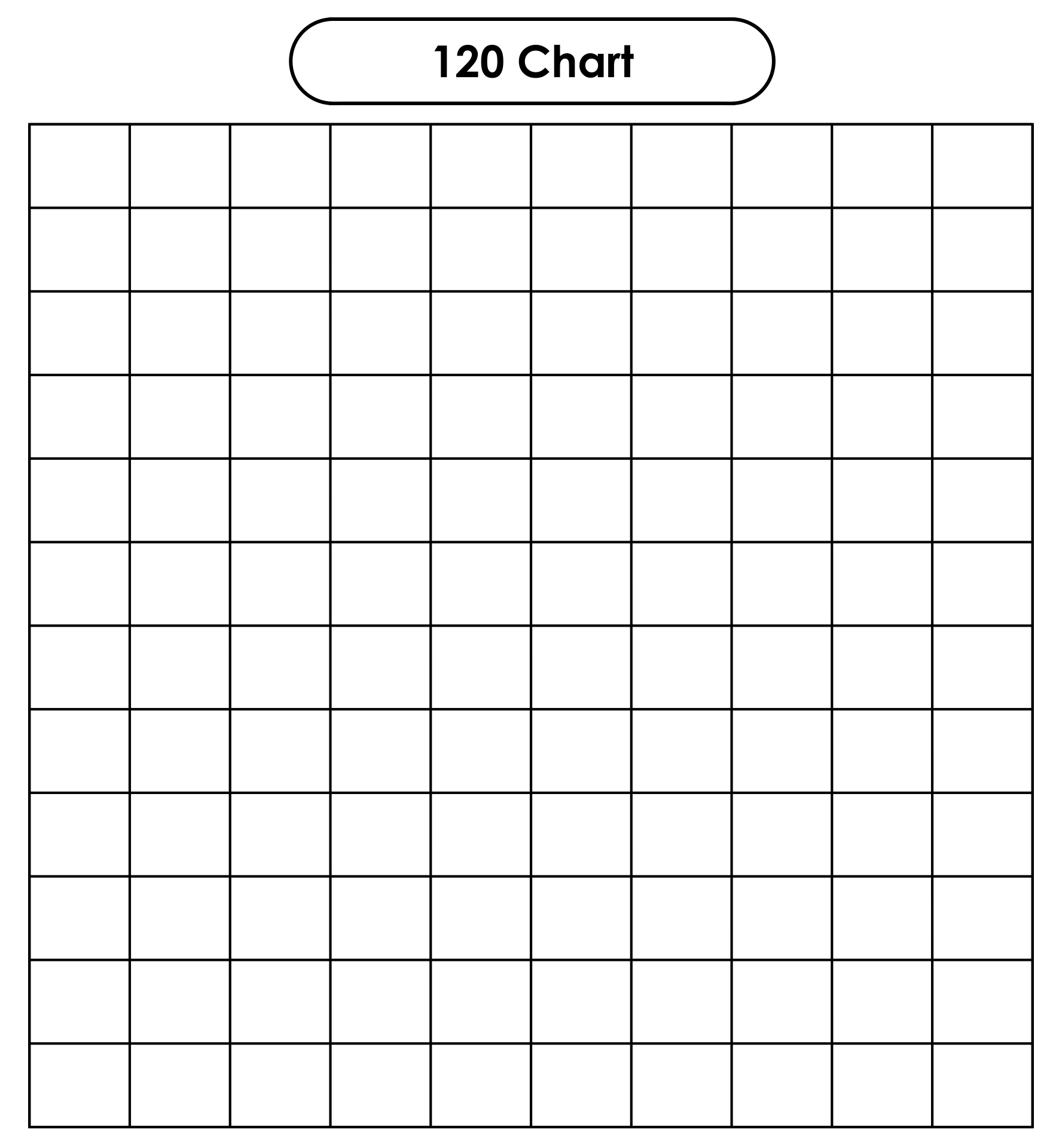 120 Printable Chart Printable Word Searches