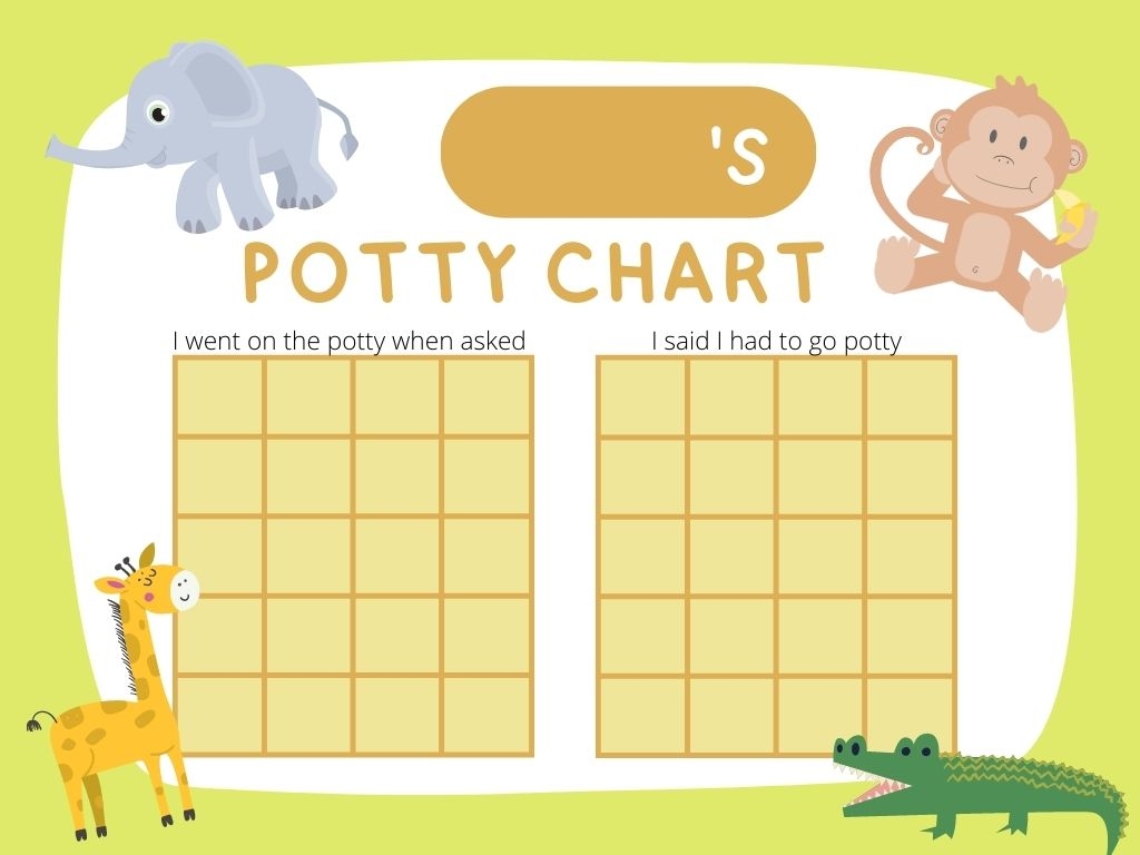16 Fun And Free Printable Potty Training Charts