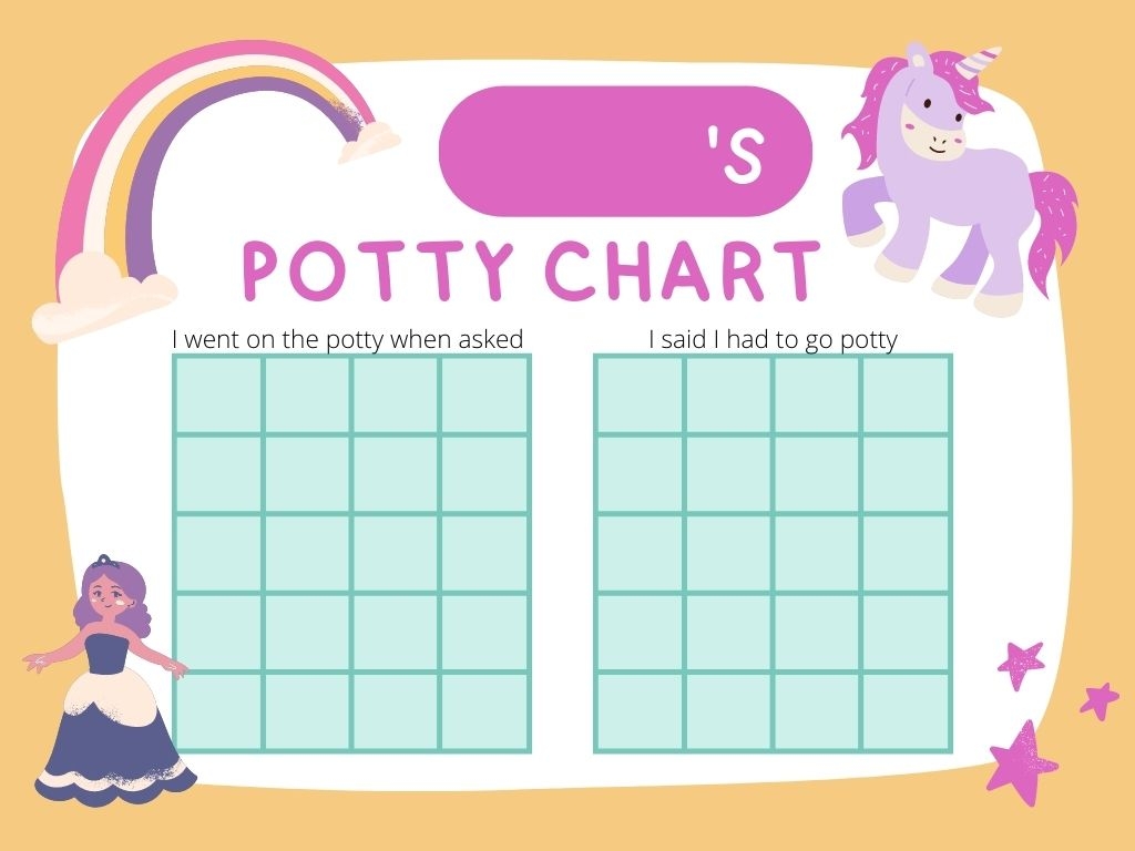 16 Fun And Free Printable Potty Training Charts