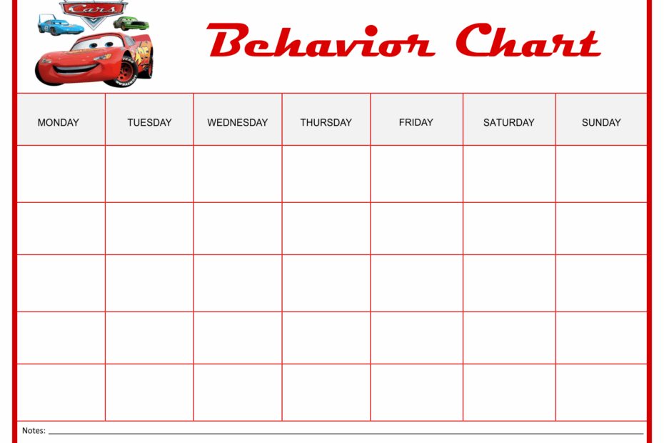 Behavior Charts 10 Free PDF Printables Printablee