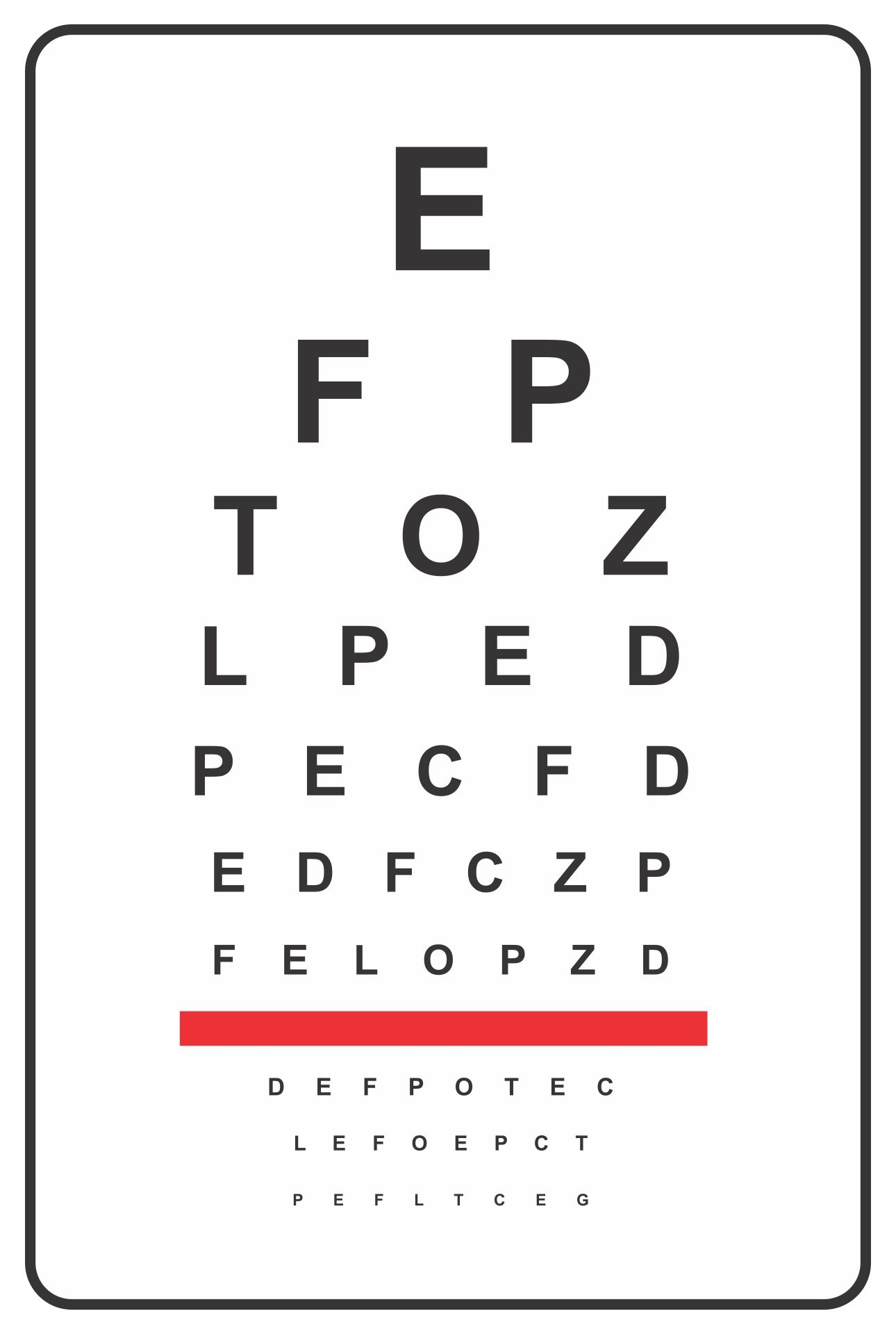 Best Snellen Eye Chart Printable Eye Chart Printable Eye Chart Hot 