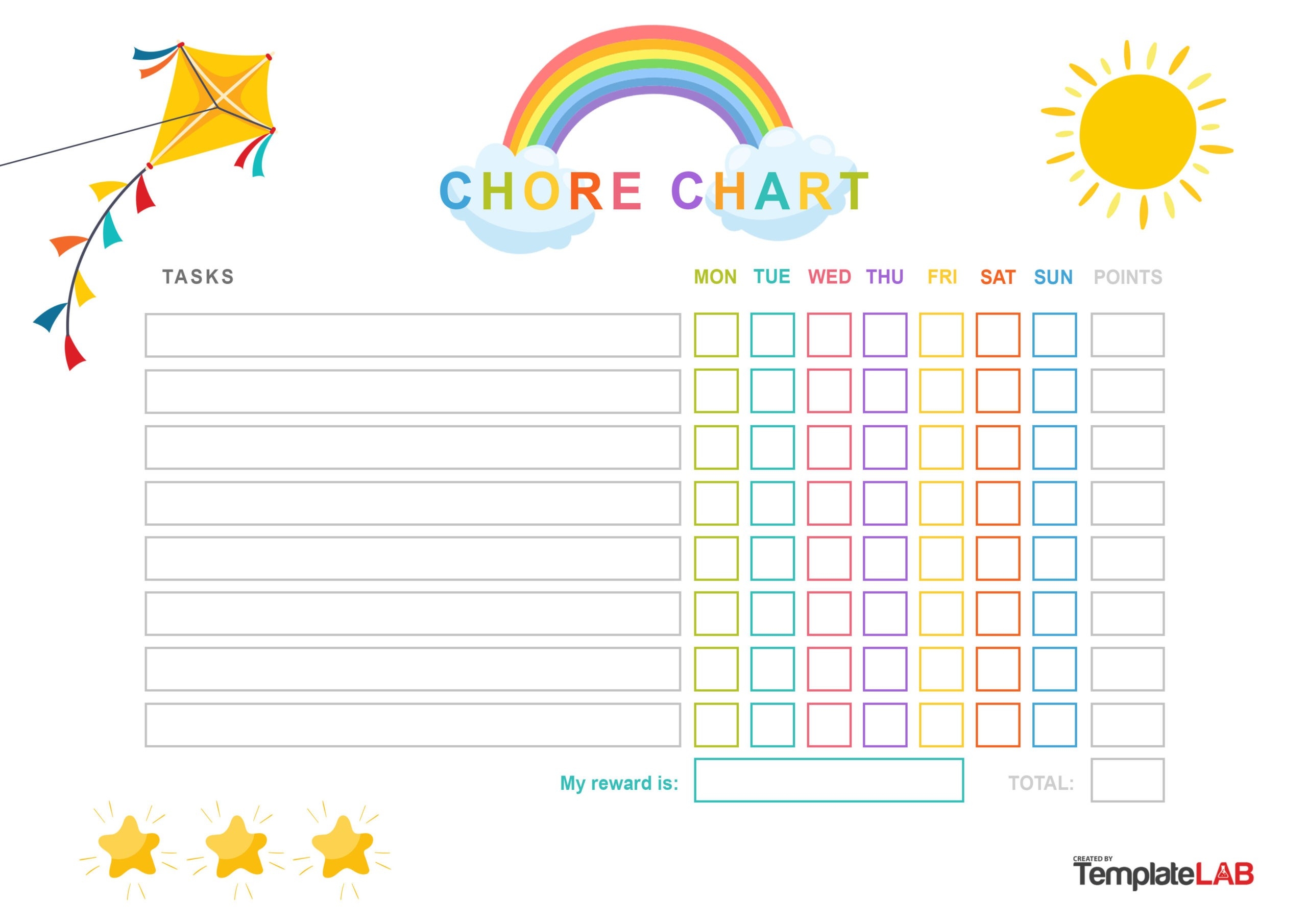 Chore Chart Printable Free Printable edu pe