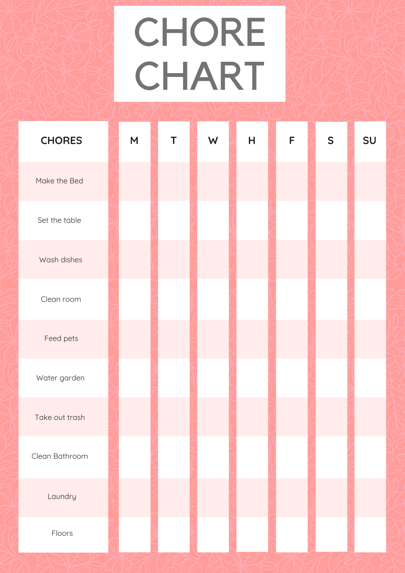 Cleaning Chart Printable Free Printable Chore Charts Chore Chart My 