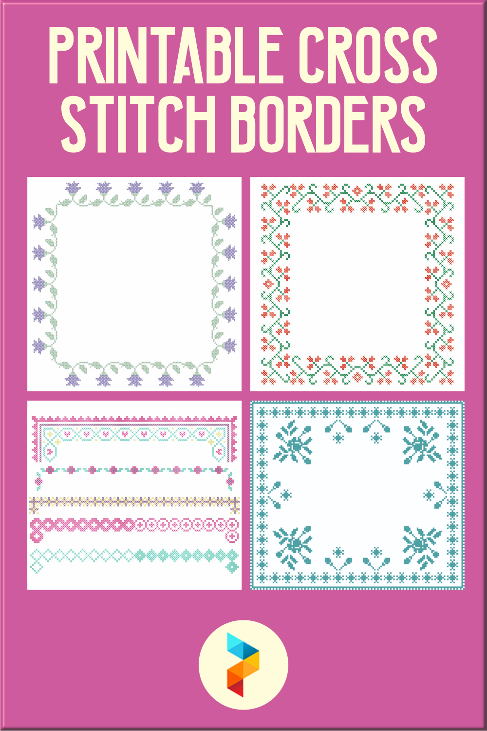 Cross Stitch Borders 10 Free PDF Printables Printablee