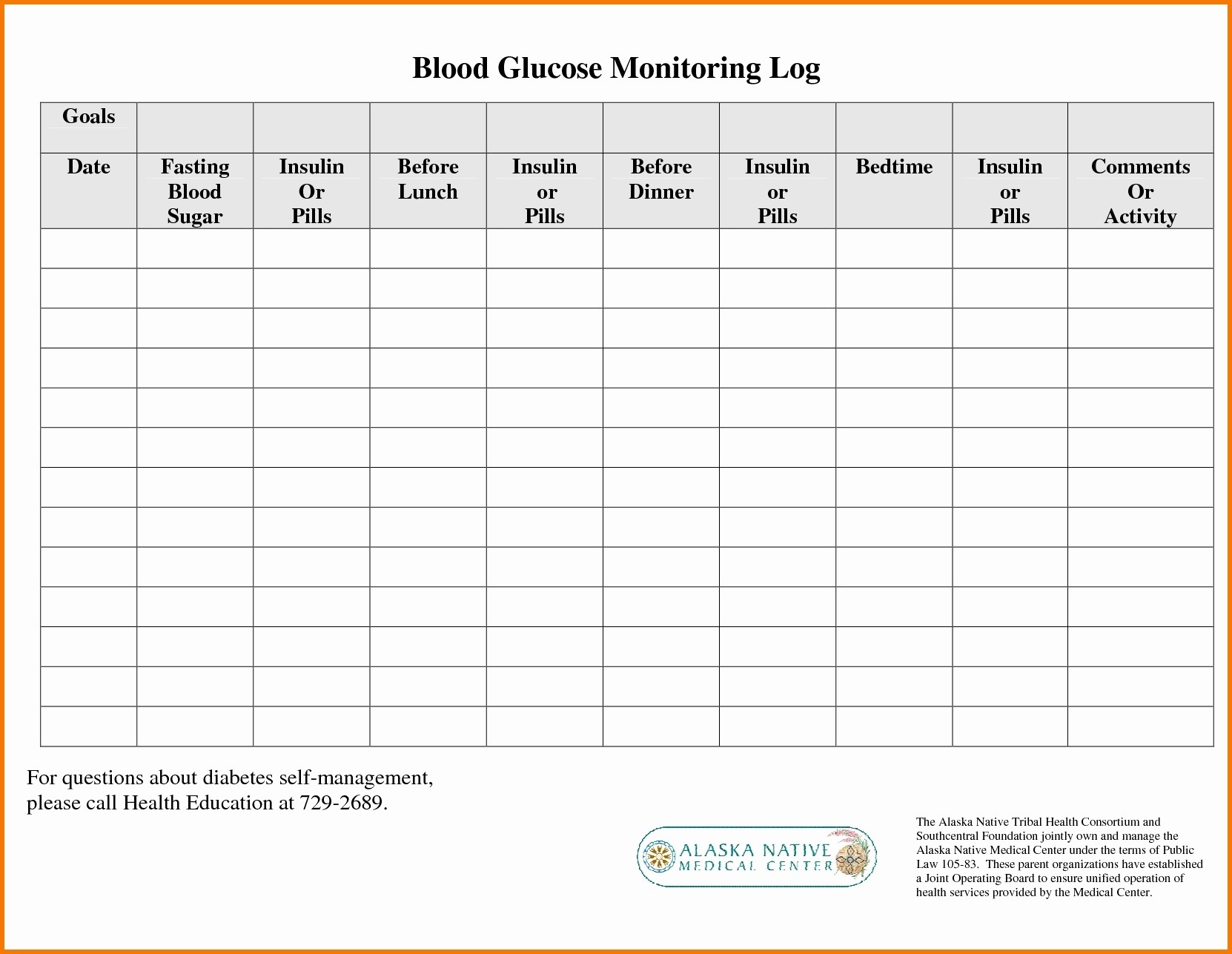 Diabetes Glucose Log Spreadsheet For Printable Blood Sugar Chart 