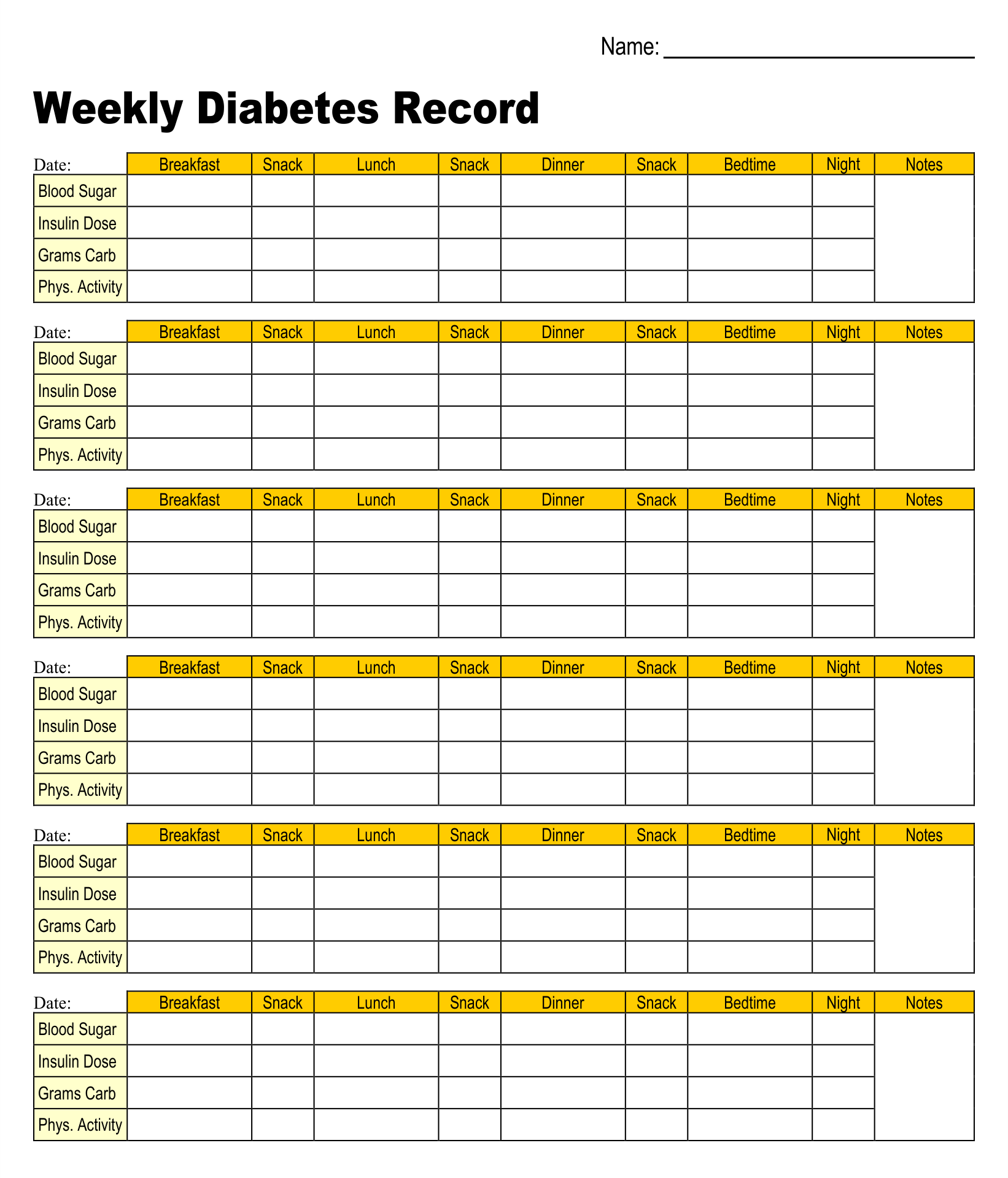 Diabetic Diet Chart 20 Free PDF Printables Printablee