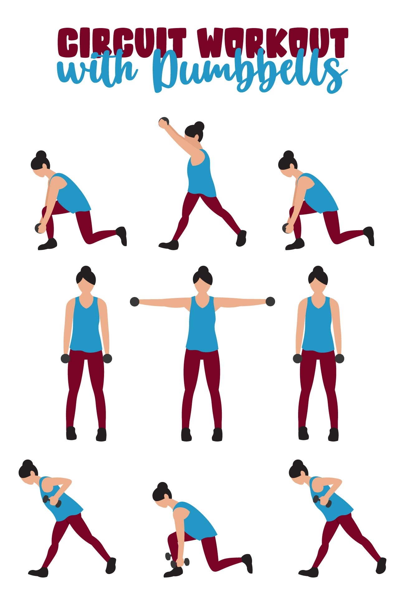 Dumbbell Workout Chart Printable Printable Word Searches