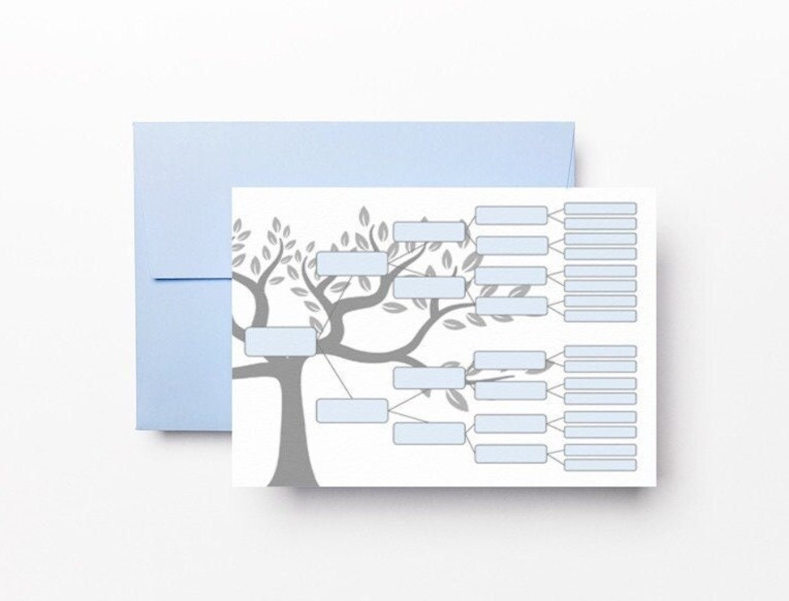 Family Tree Chart Printable Family Tree Templates Digital Etsy