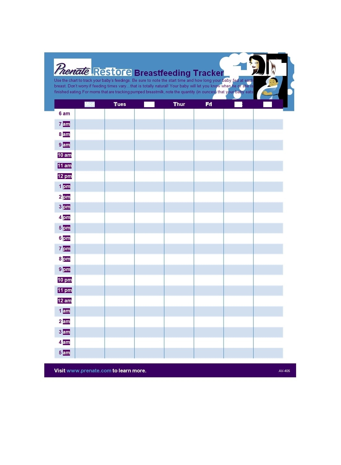Feeding Chart For Infants Printable Printable Free Templates