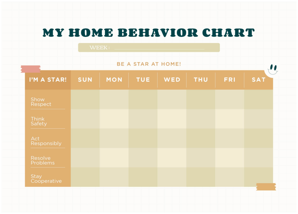 Free Behavior Charts For Home BehaviorChart