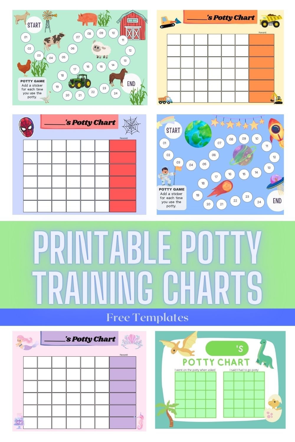 Free Potty Training Chart Printable EOUA Blog