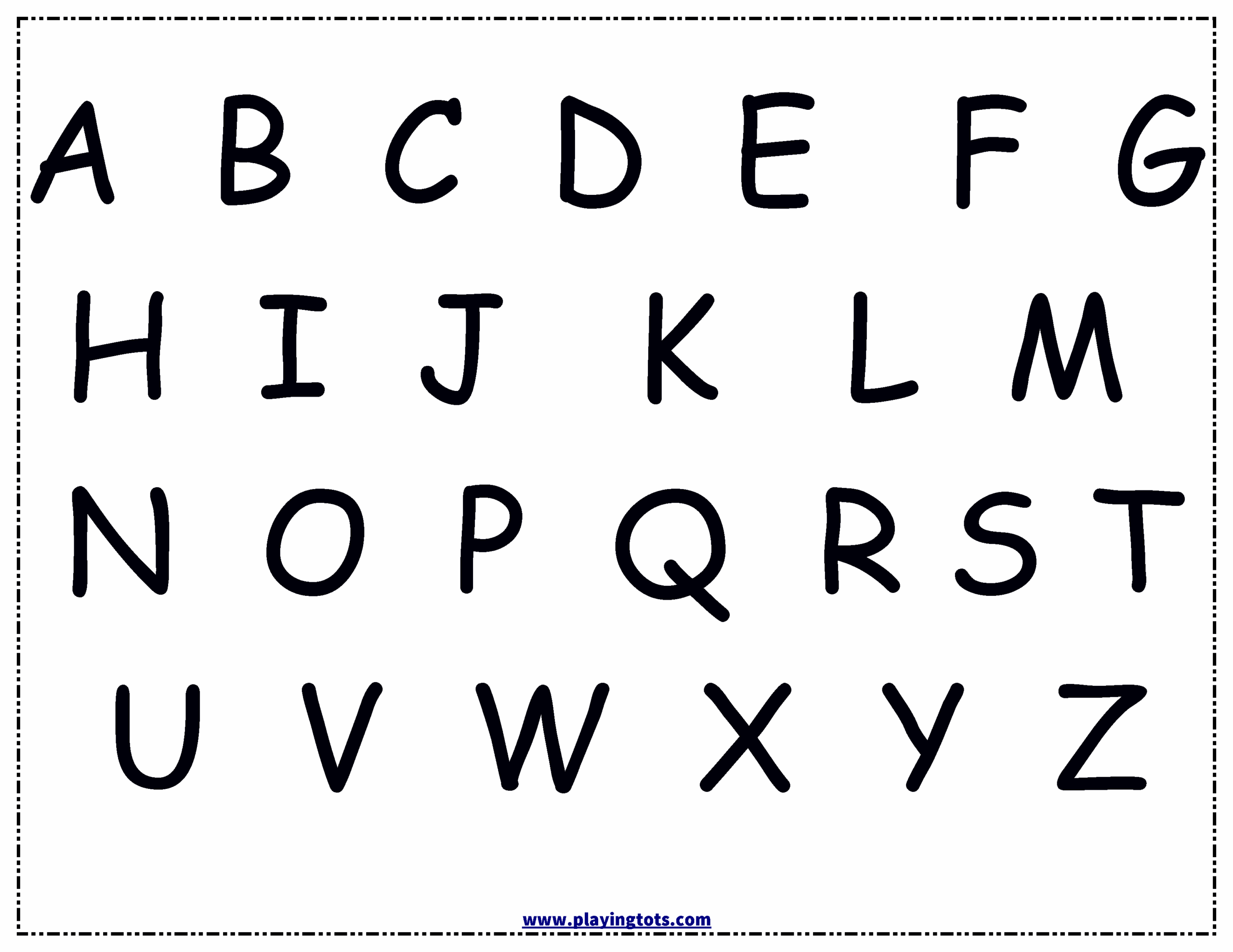 Free Printable Abc Chart Printable Pdf