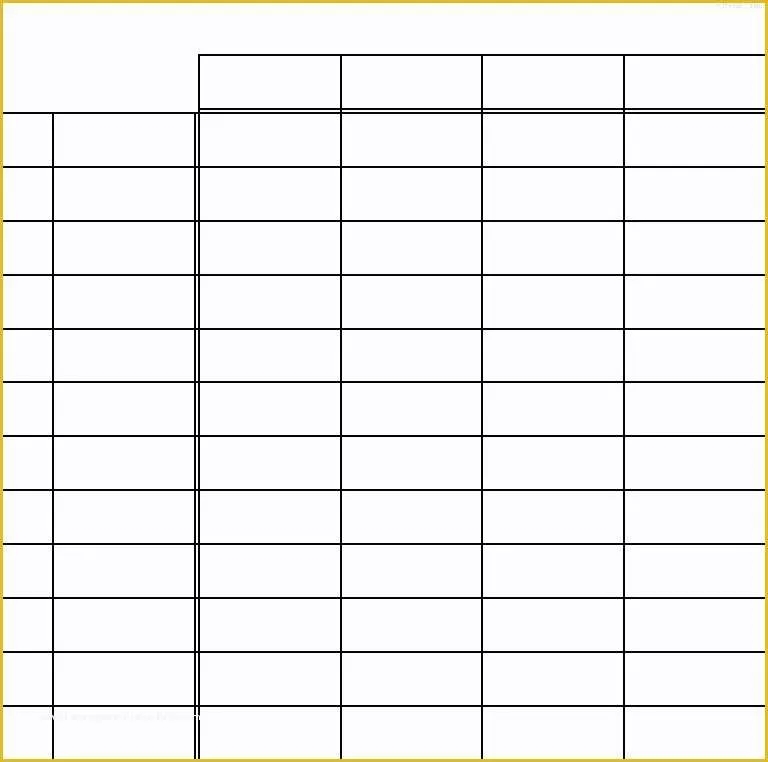 Free Printable Charts Blank