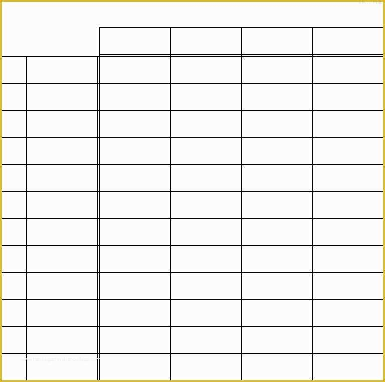 Free Printable Charts Blank