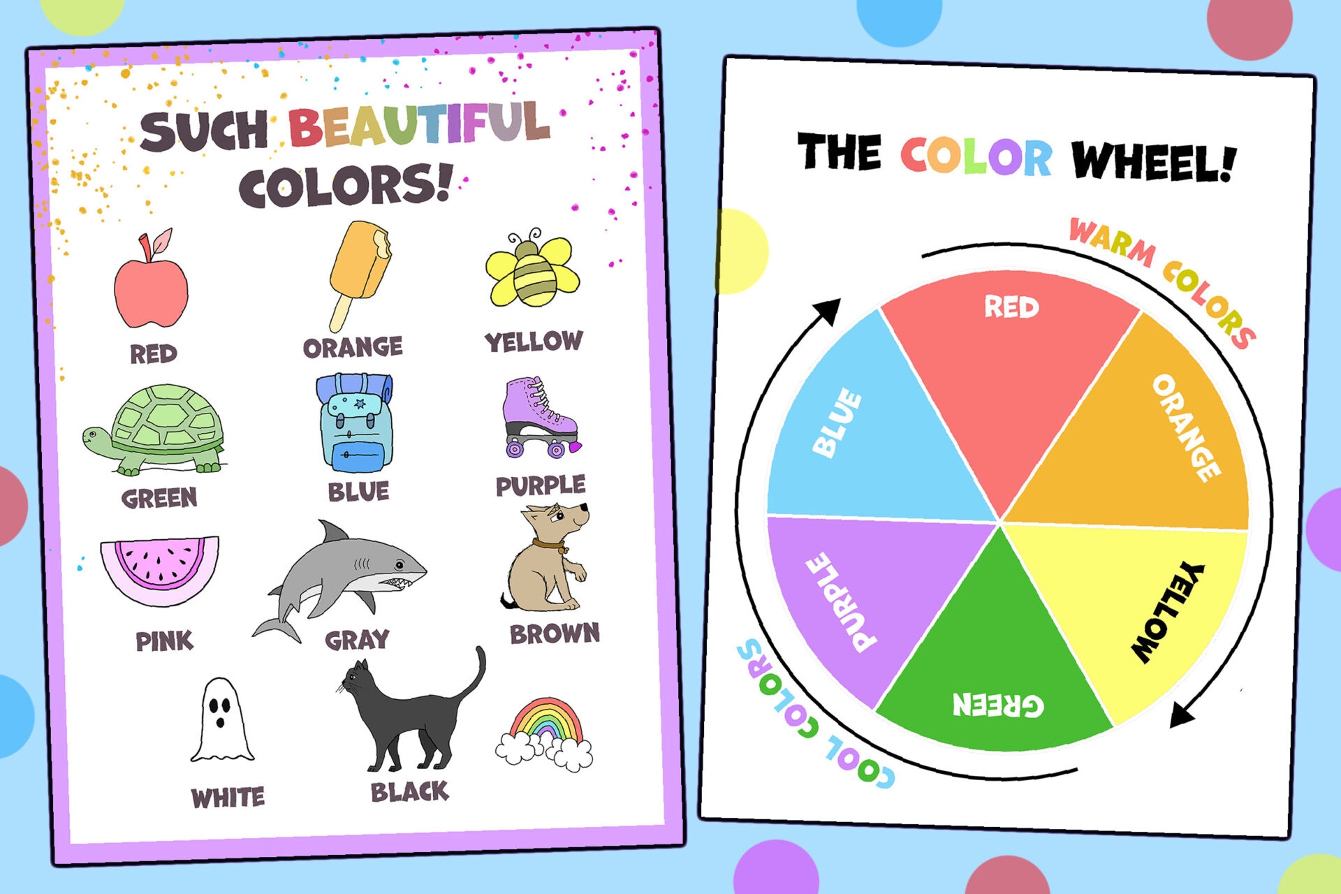 Free Printable Color Chart The Hollydog Blog