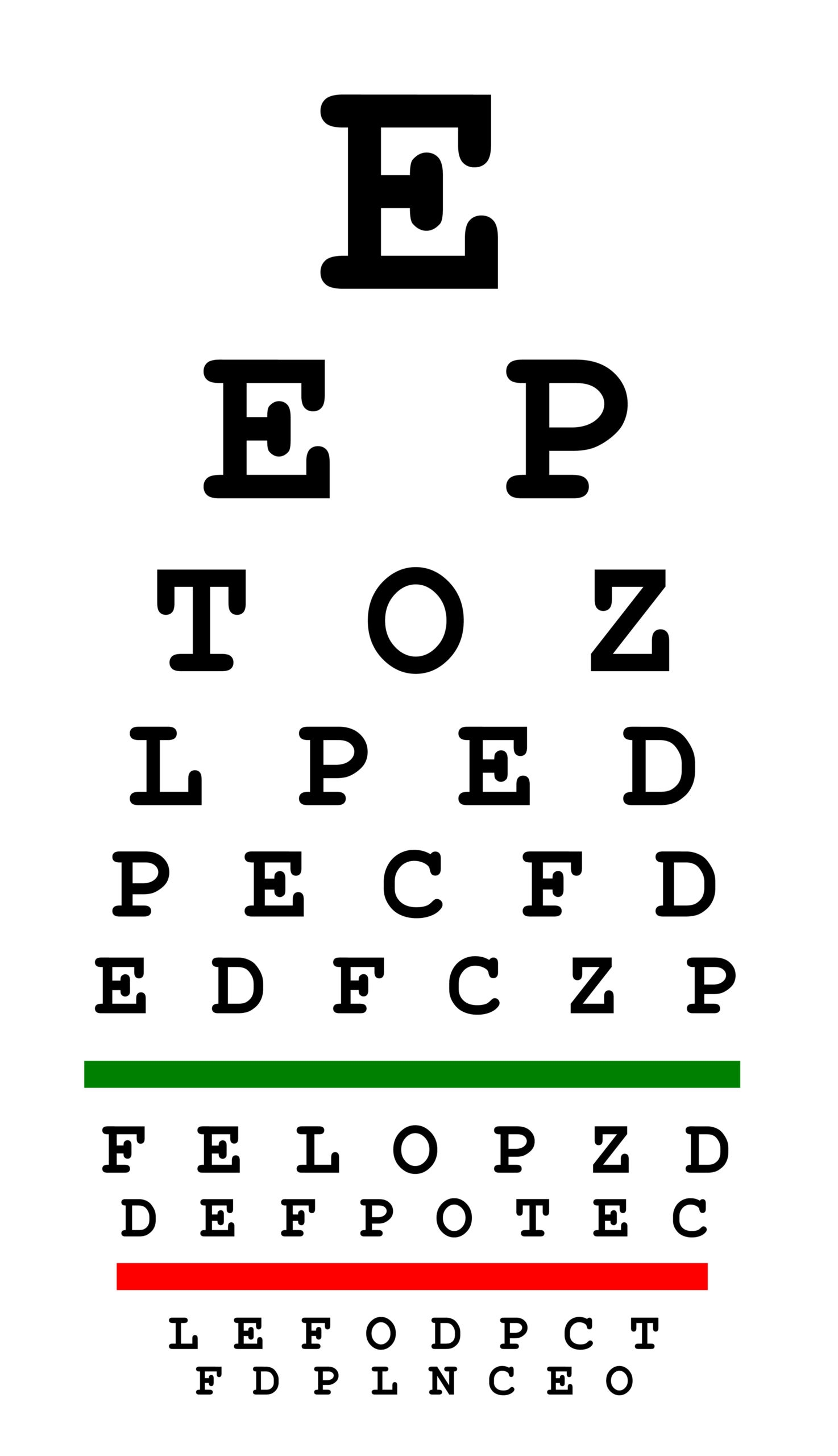 Free Printable Eye Chart Eye Chart Printable