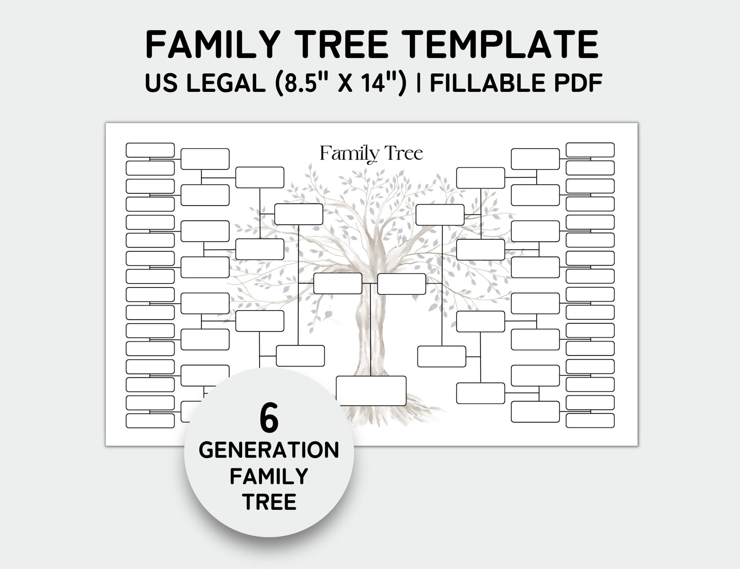 Free Printable Family Tree Pdf Download Free Printable Family Tree Pdf 