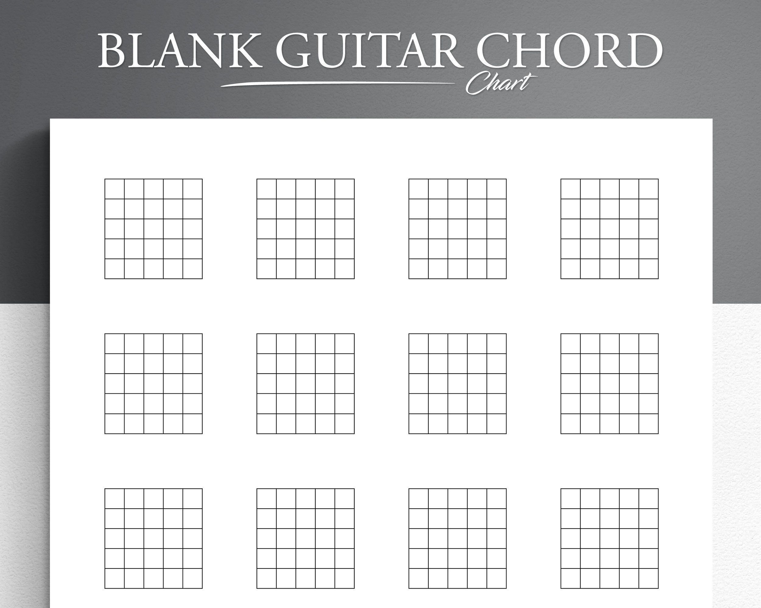 Free Printable Guitar Chord Chart Dev onallcylinders
