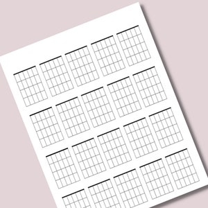 Free Printable Guitar Chord Chart