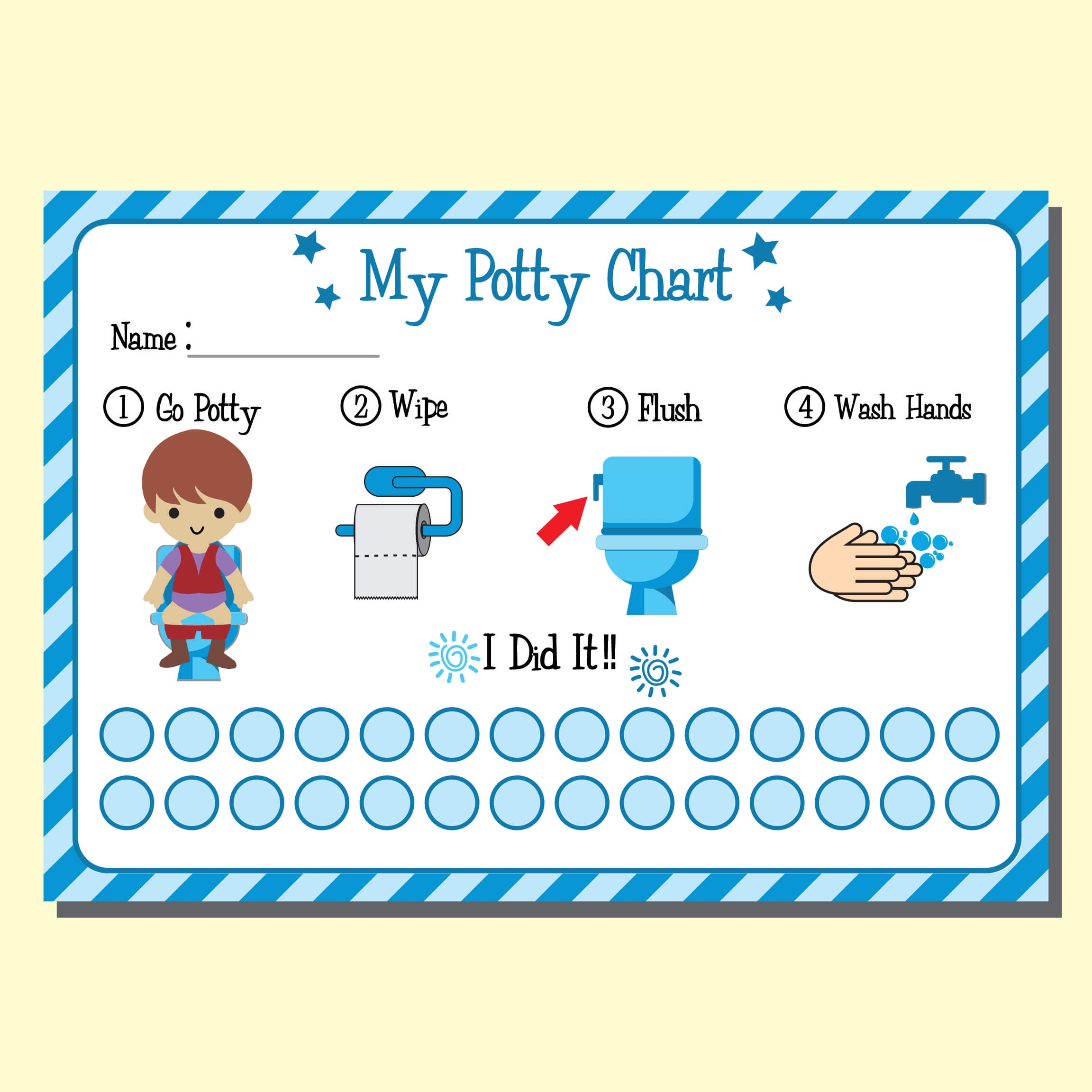 Free Printable Potty Charts Printable Form Templates And Letter