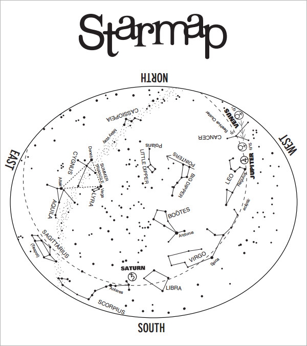 Free Printable Star Chart