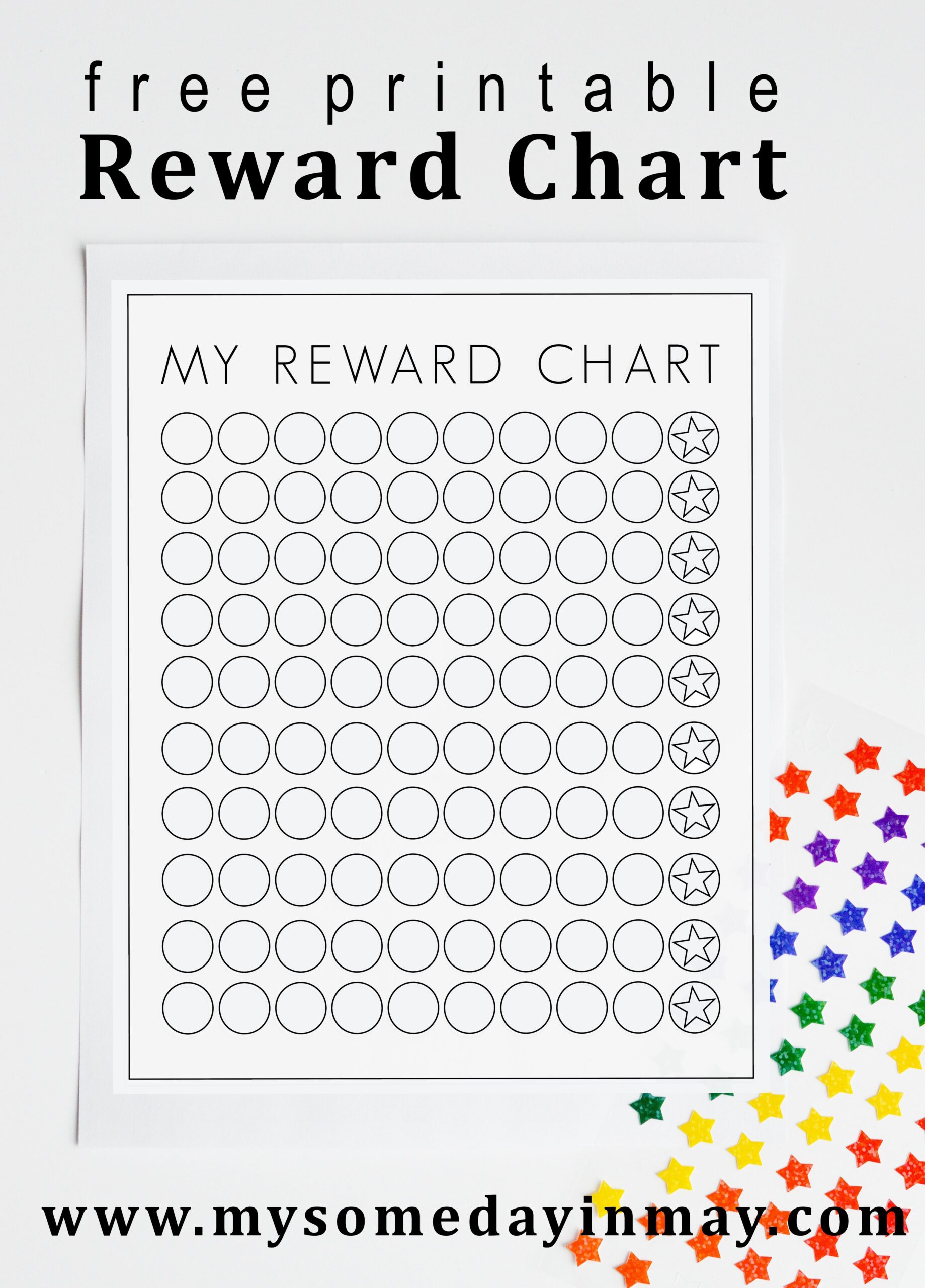 Free Printable Sticker Chart Printable Printable Word Searches