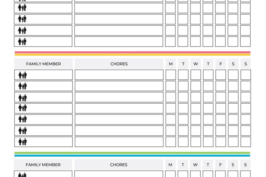 House Chores Chart Printable John D Cox