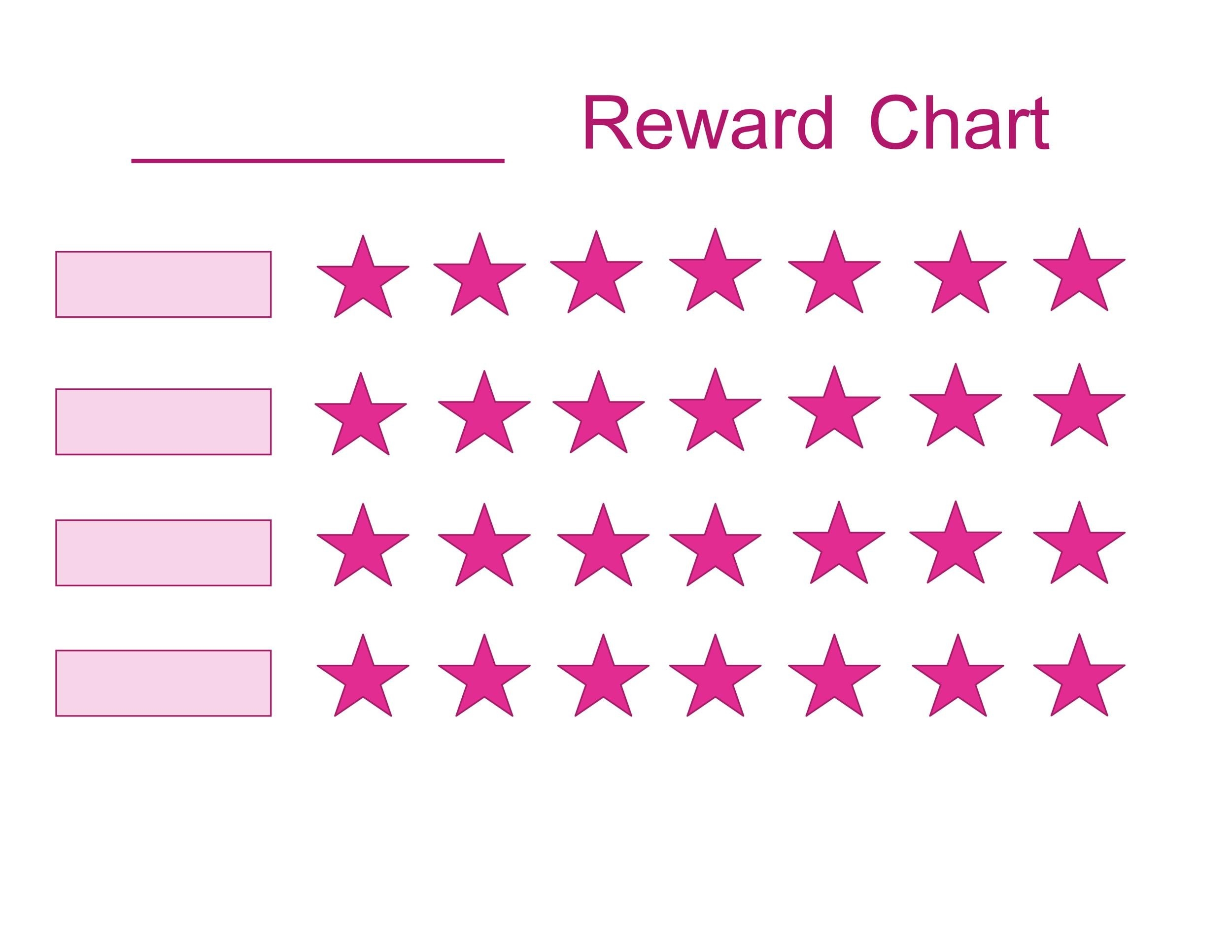 Monthly Reward Chart Printable
