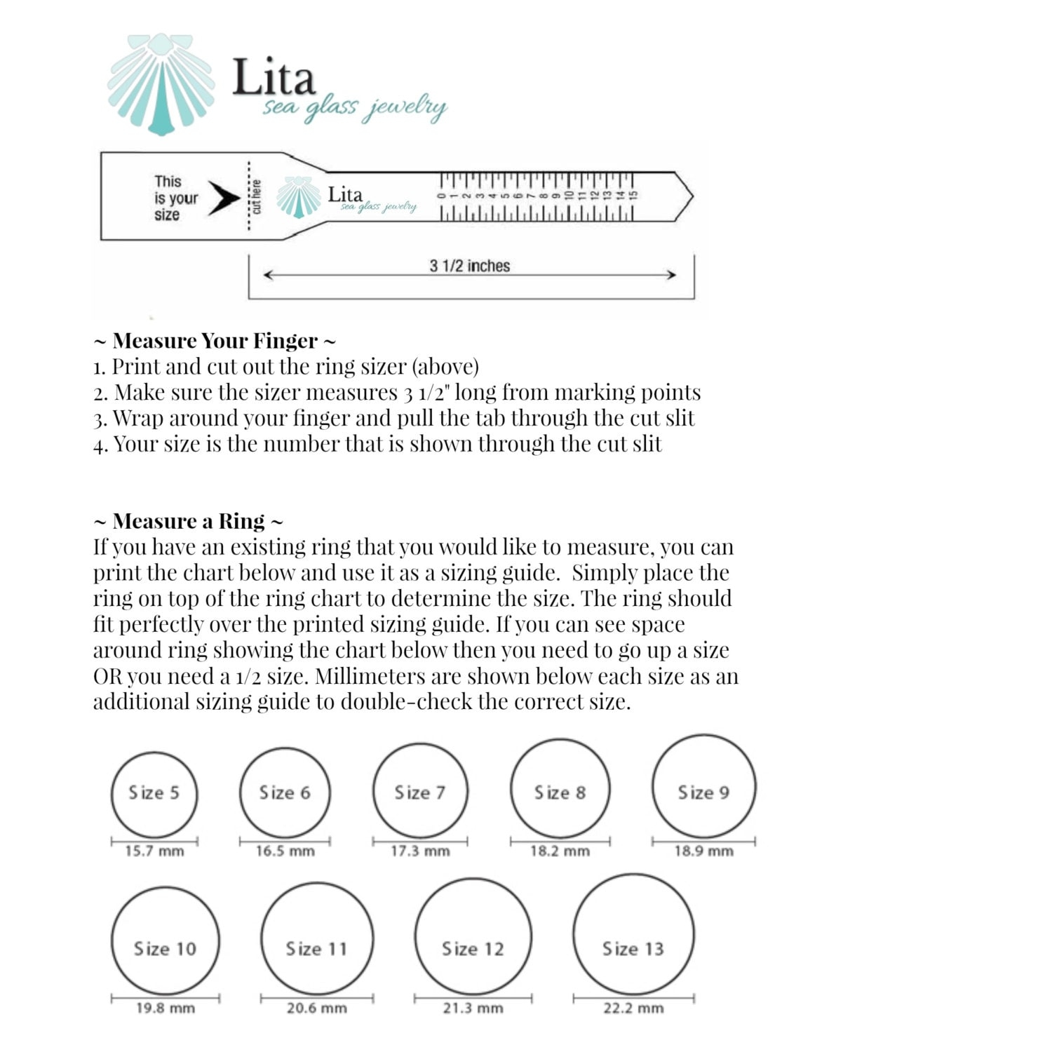 Pdf Printable Free Printable Ring Sizer Chart Statbud