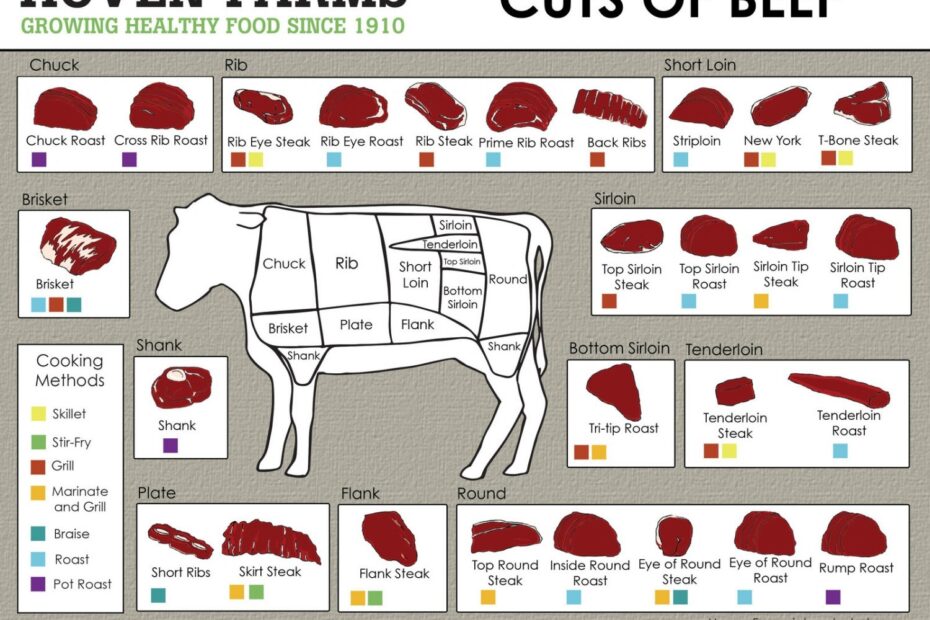 Printable Beef Cuts Chart Poster My XXX Hot Girl