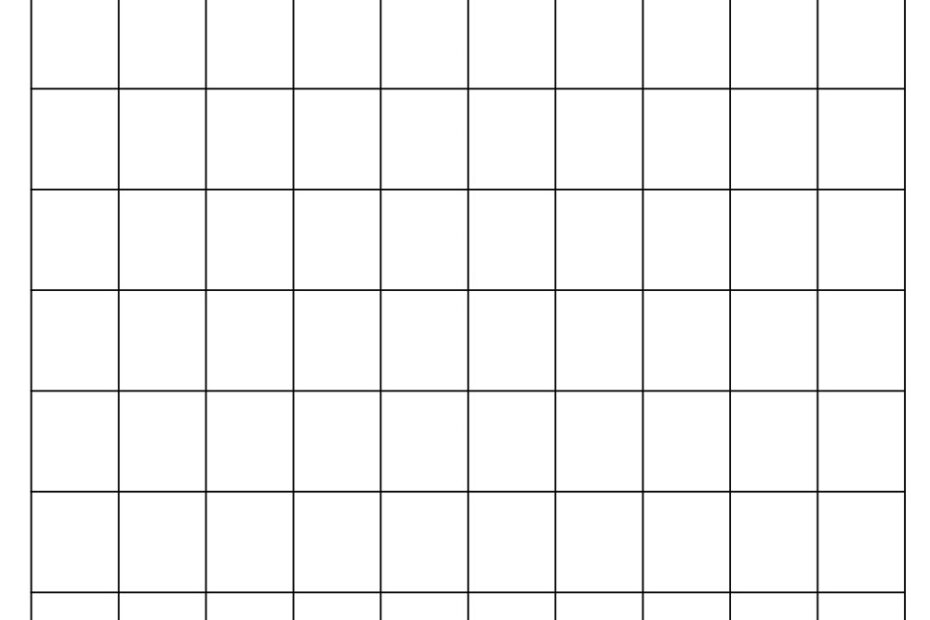 Printable Blank 100 Hundreds Chart