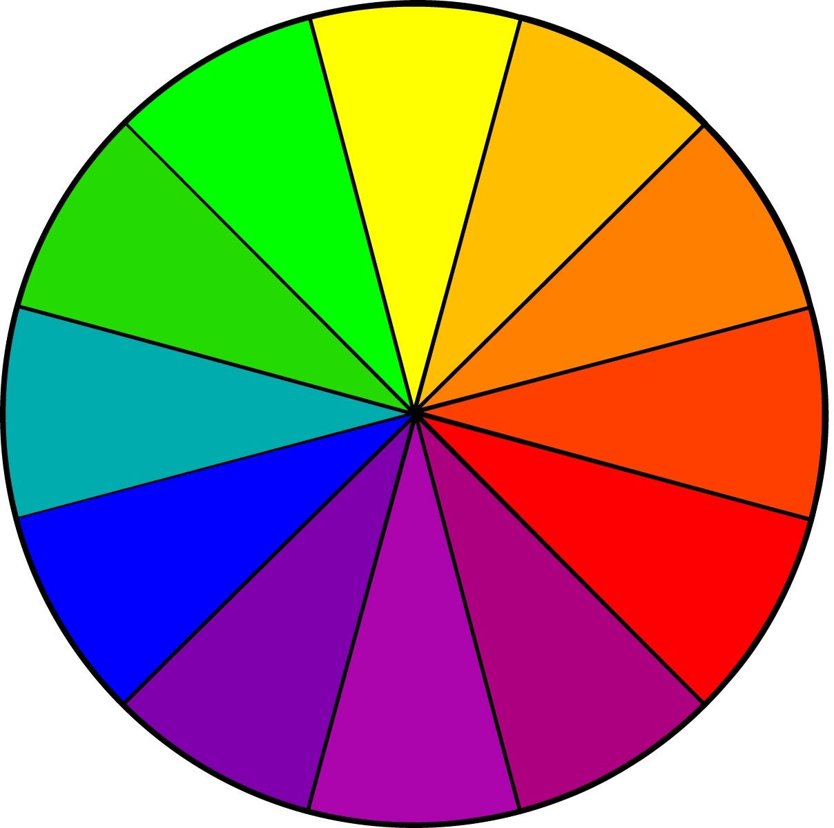 Printable Colour Wheel