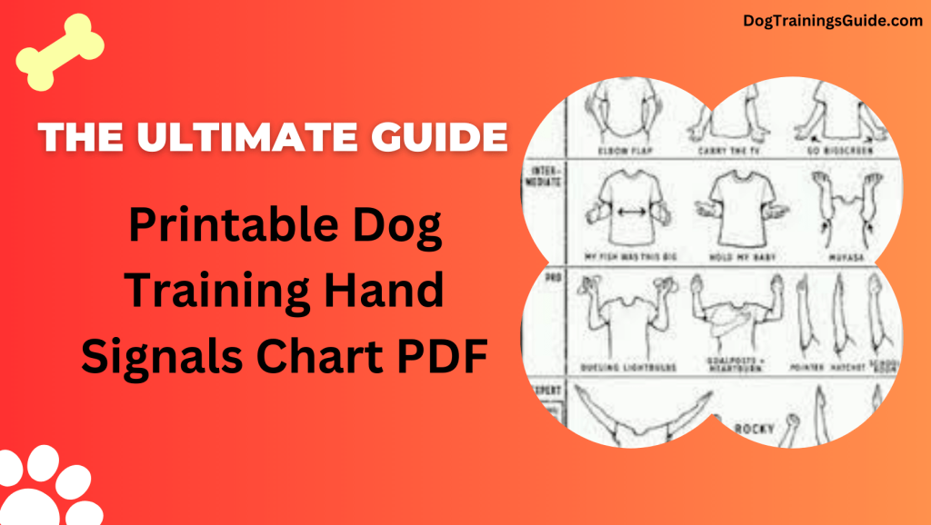 Printable Dog Training Hand Signals Chart DogTrainingsGuide