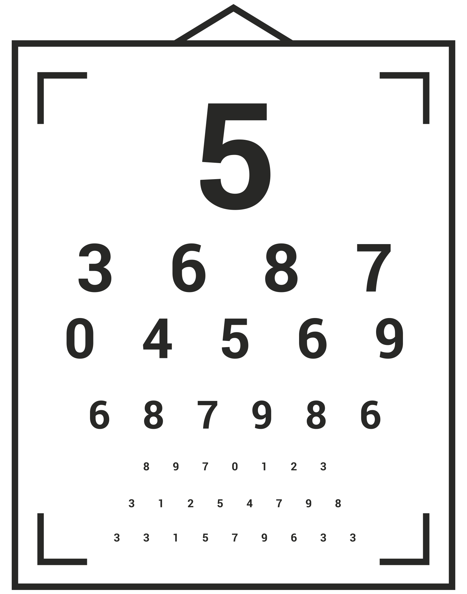 Printable Eye Chart Vision Test Image To U