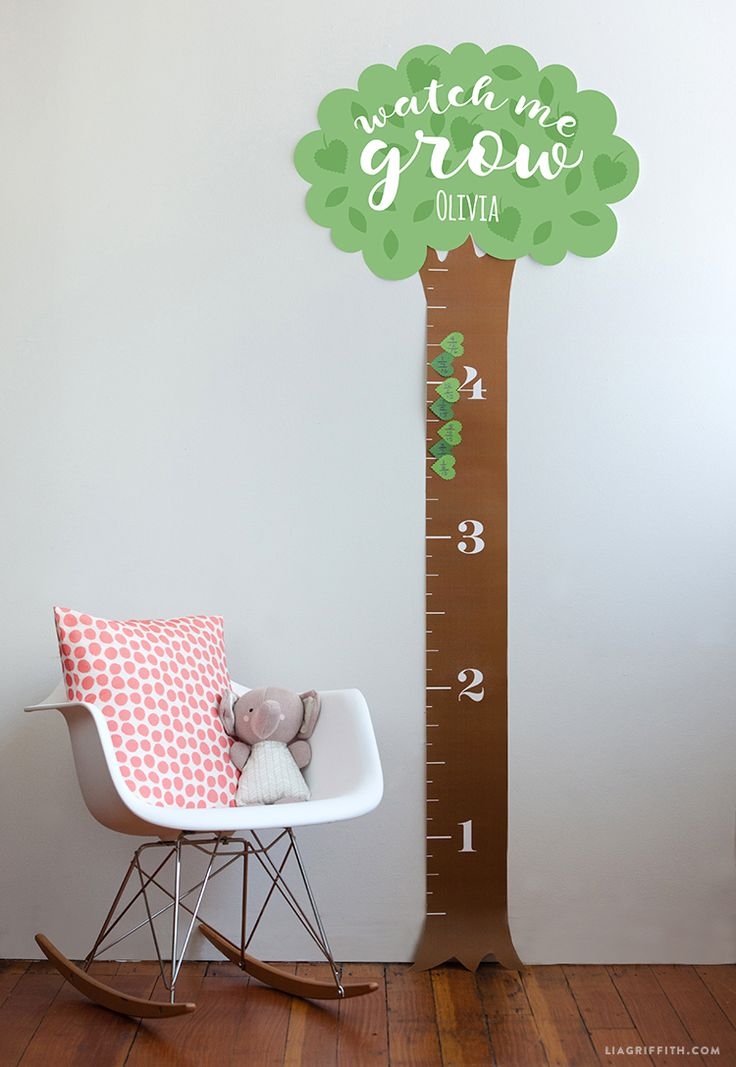 Printable Growth Chart For Wall Handy Printable Materials