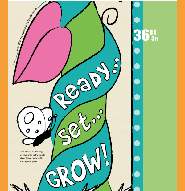 Printable Growth Chart For Wall Printable New Year Banners