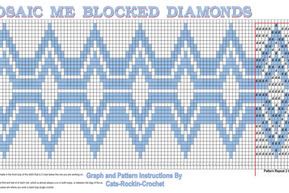 Printable Mosaic Crochet Pattern Charts Free Printable Calendar