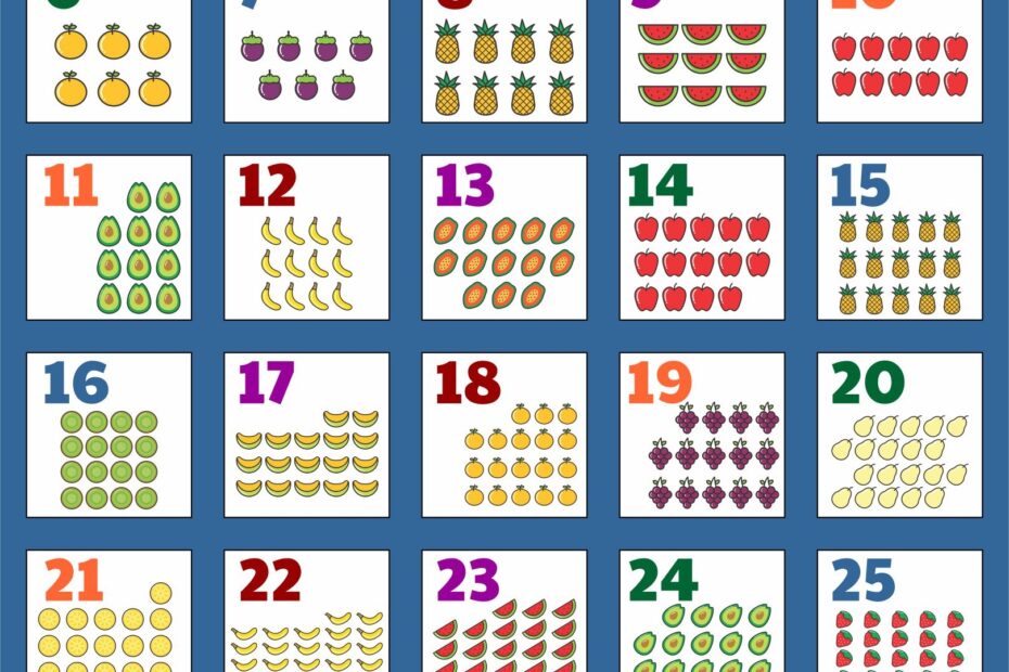 Printable Number Chart 1 30 Printable JD