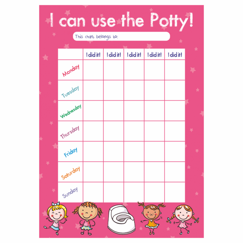 Printable Potty Sticker Chart