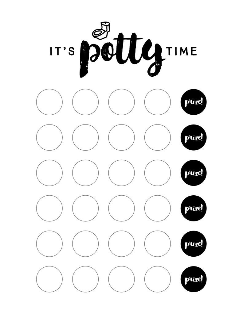 Printable Potty Training Chart