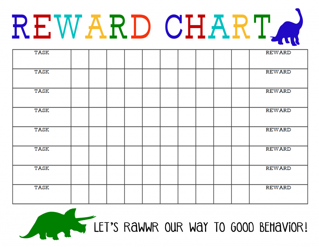 Printable Reward Chart The Girl Creative
