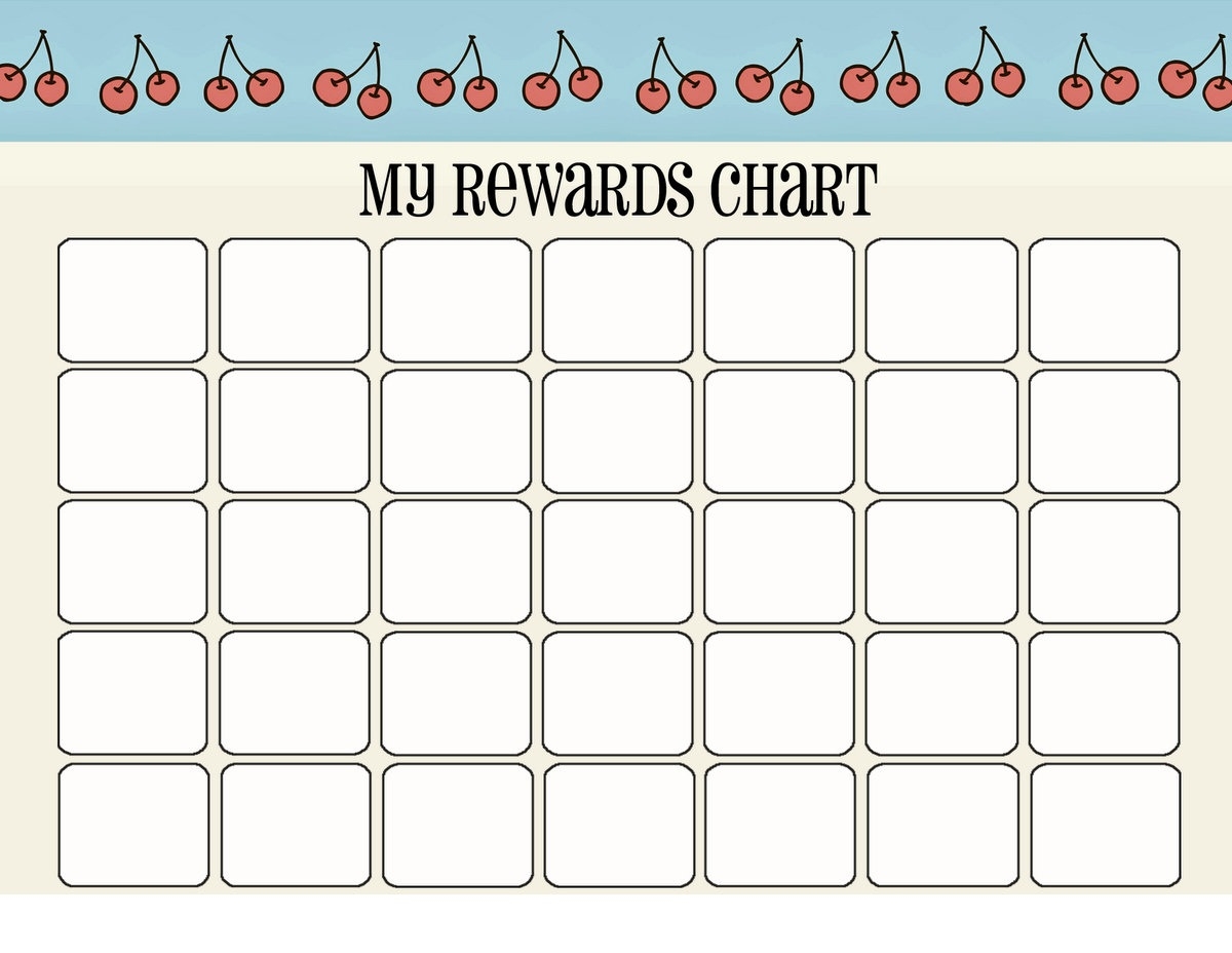 Printable Reward Charts For Kids Activity Shelter