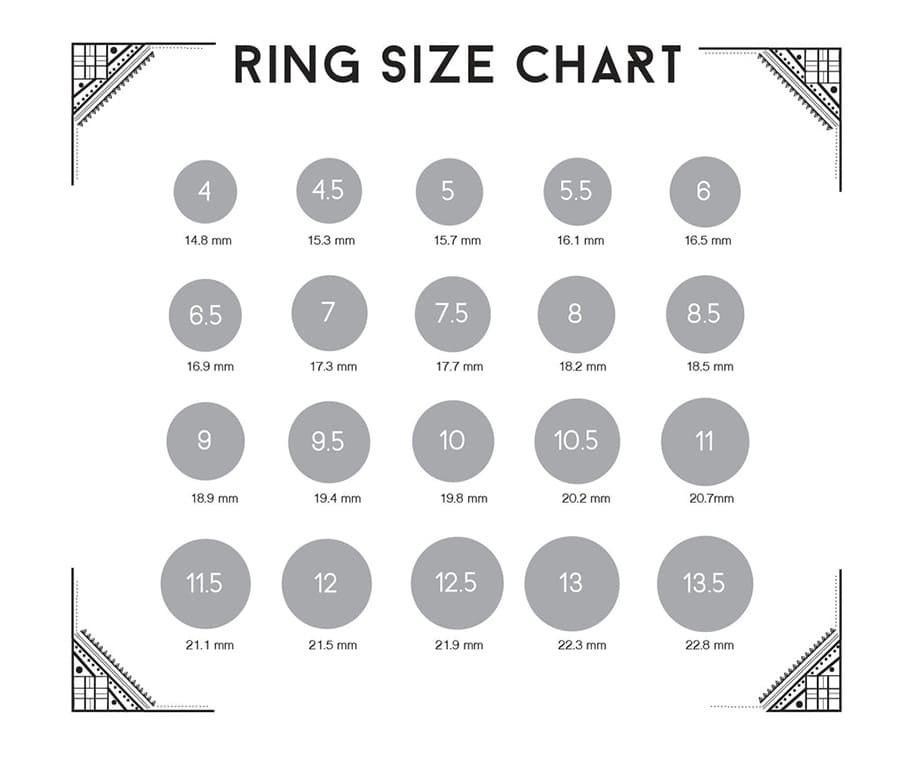 Printable Ring Size Chart Free Free Download And Print For You 