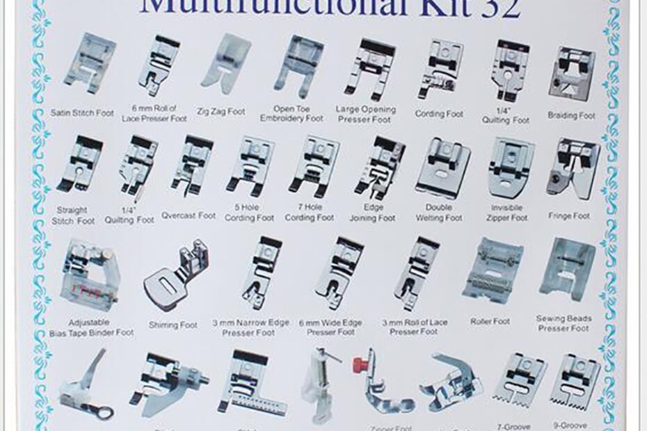Printable Sewing Machine Feet Chart Portal Tutorials