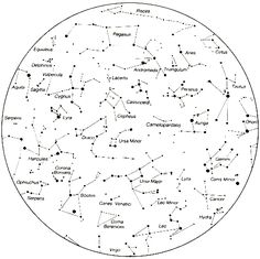 Printable Sky Chart Ponasa