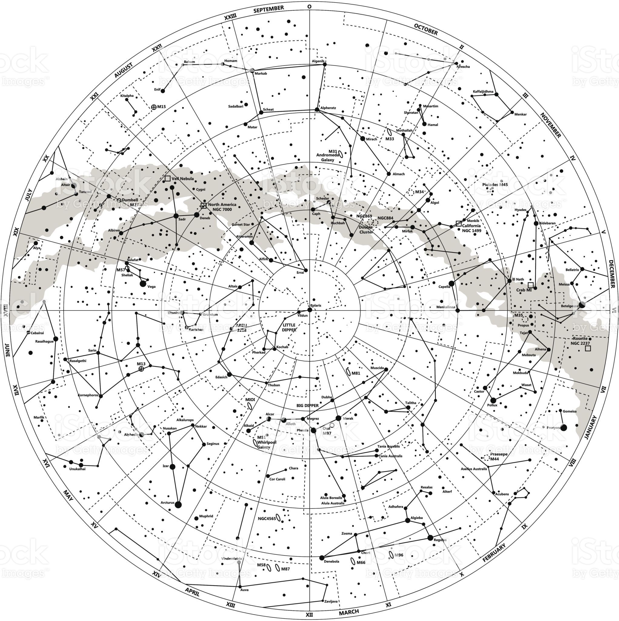 Printable Sky Chart Printable Word Searches