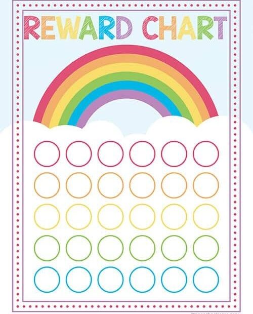 Printable Sticker Reward Chart Sticker Chart Preschoo Vrogue co