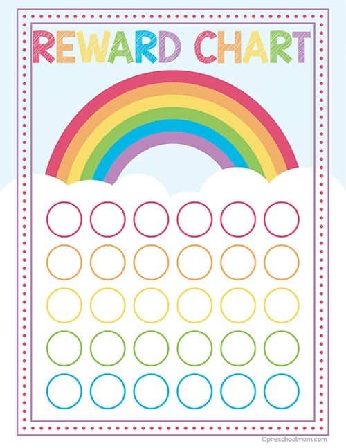 Printable Sticker Reward Chart Sticker Chart Preschoo Vrogue co